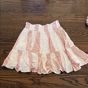 Rip Curl Pink and Cream Women’s Skirt